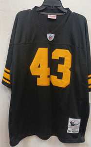 Troy Polamalu Youth Kids Pittsburgh Steelers 2008 Official NFL Mitchell & Ness Jersey