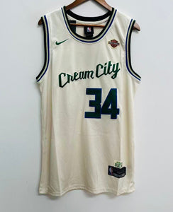 milwaukee bucks cream city jersey