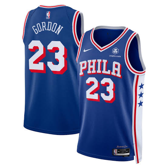 Eric Gordon Philadelphia 76ers Official NBA Jersey blue