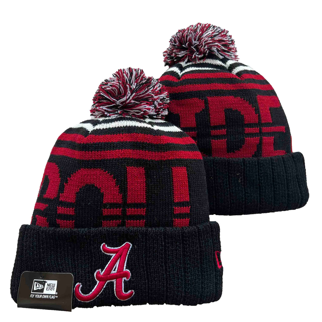 Alabama Crimson Tide NCAA New Era winter Hat with Pom Pom