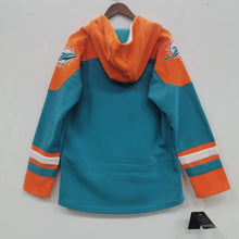 Miami Dolphins Hockey style hoodie