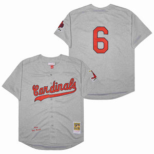 Stan Musial St. Louis Cardinals Jersey 1956 Mitchell & Ness