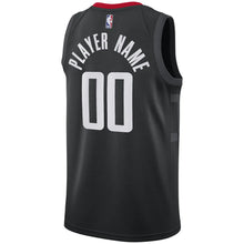 Any name and number Houston Rockets customized Official NBA Nike Alternate Jersey black