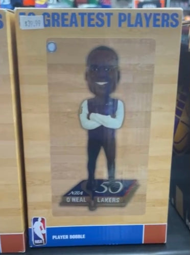 Shaquille O’Neal Los Angeles Lakers 50 greatest players Bobblehead Forever Collectibles