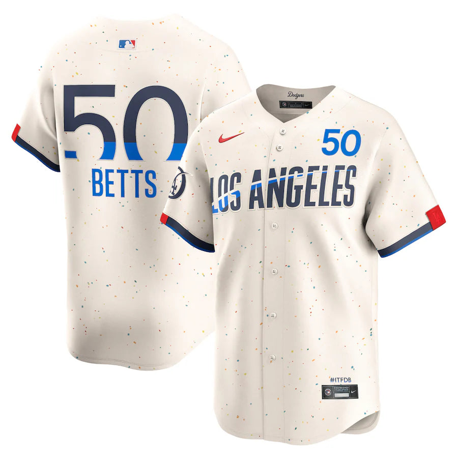Mookie Betts Los Angeles Dodgers Official City Connect Limited