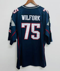 新品未使用タグ付き◎NIKE NFL WILFORK 75 レプリカユニフォーム Authentic Vince Wilfork New England Patriots Nike Elite Jersey
