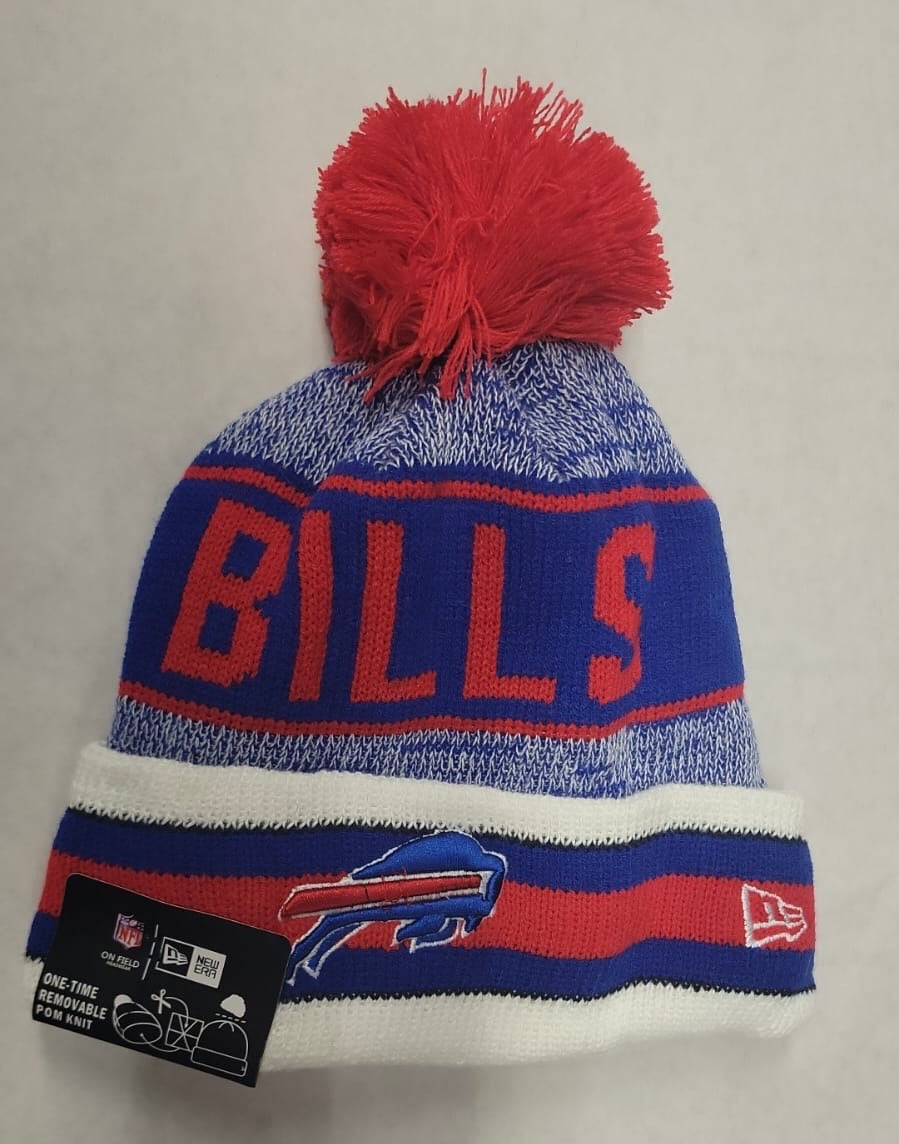 Buffalo Bills NFL New Era winter Hat with Pom Pom