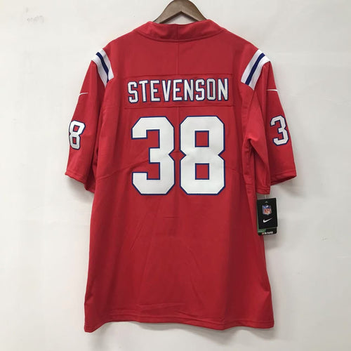 Rhamondre Stevenson New England Patriots NFL Official NIKE Jersey Red