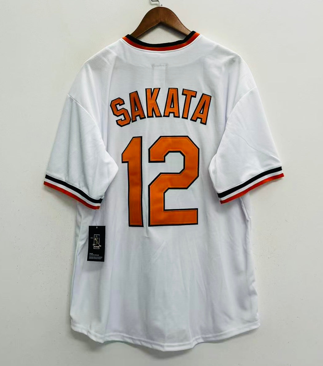 Lenn Sakata Baltimore Orioles Official MLB Majestic Jersey