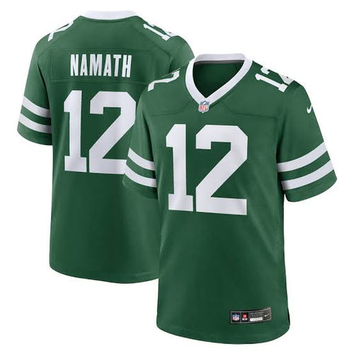 Joe Namath New York Jets Official NFL Nike Jersey green