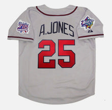 Andruw Jones Atlanta Braves Official MLB Majestic Jersey gray
