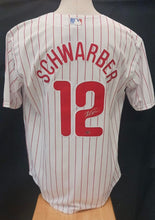 Kyle Schwarber Philadelphia Phillies autographed jersey COA photo signing