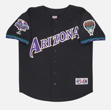 Luis Gonzalez Arizona Diamondbacks 2001 World Series Official MLB Majestic Jersey black