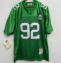 Reggie White 1992 Philadelphia Eagles Official NFL Mitchell & Ness Jersey green