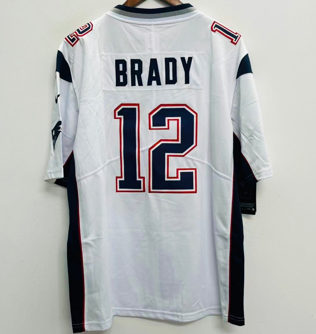 Tom Brady New England Patriots Official NFL Super Bowl Jersey Nike white