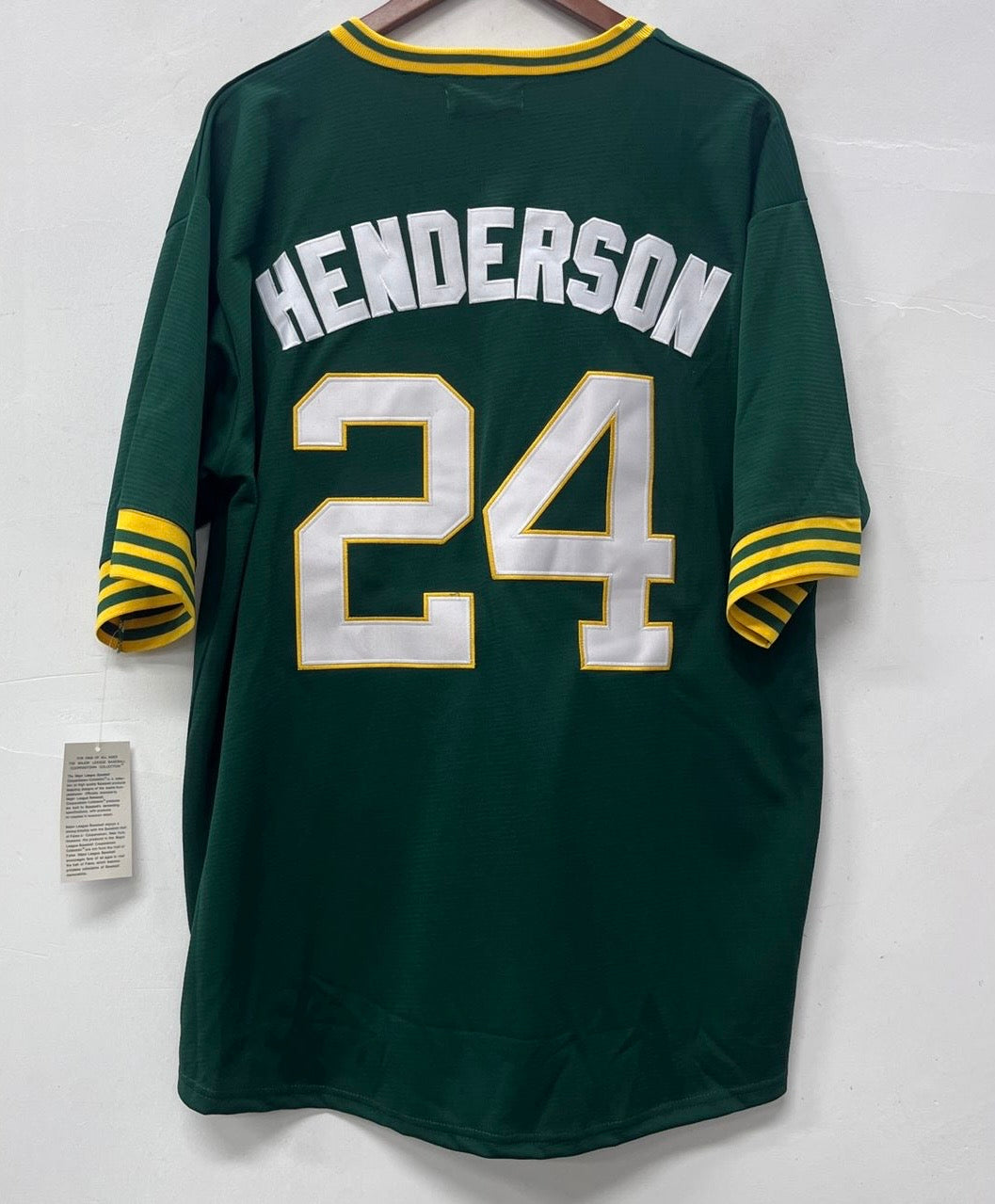 Rickey Henderson Oakland A’s Athletics Jersey green