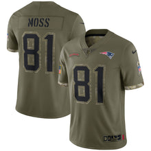 Randy Moss New England Patriots Official NFL Nike Salute to Service Jersey