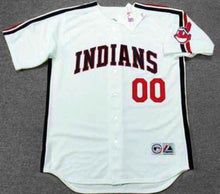 Any Name & Number Customized 1990’s Cleveland Indians Official MLB jersey Majestic white
