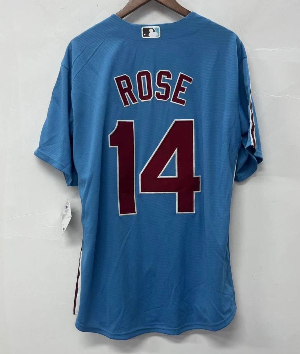 Pete Rose Philadelphia Phillies Jersey Majestic