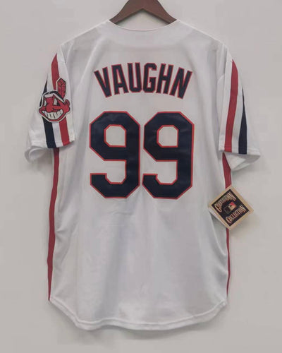 Ricky “Wild Thing” Vaughn Jersey Major League Cleveland Indians Mitchell & Ness