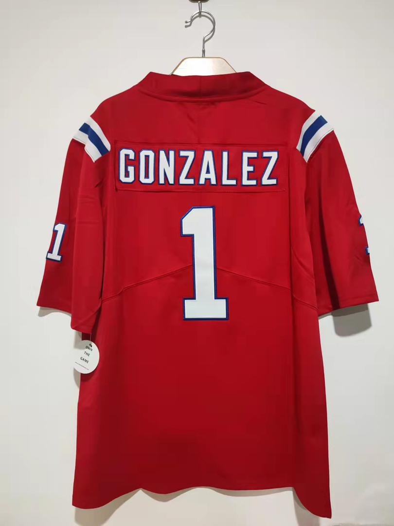 Christian Gonzalez Classic Authentics YOUTH New England Patriots Jerse