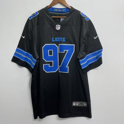 Aiden Hutchinson YOUTH KIDS Detroit Lions Official NFL Nike Jersey black