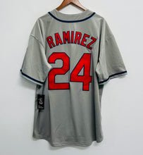 Manny Ramirez Cleveland Indians Official MLB Majestic Jersey gray