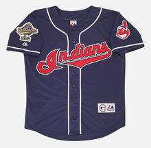 Sandy Alomar Cleveland Indians 1995 World Series Official MLB Majestic Jersey