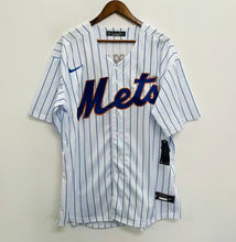 Brandon Nimmo New York Mets Official MLB Nike Jersey White Pinstripes