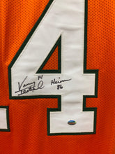 Vinny Testaverde Miami Hurricanes autographed stat jersey With COA