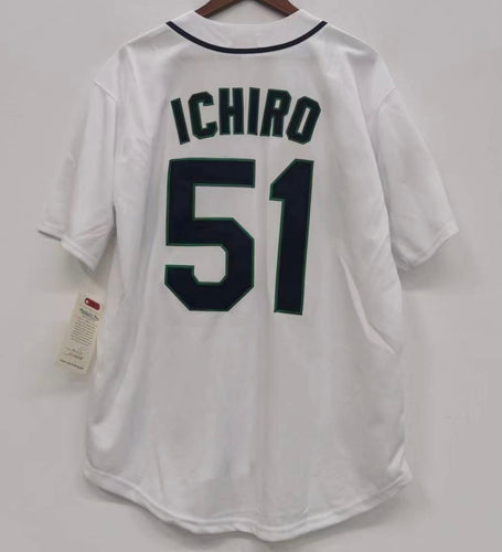 Ichiro Suzuki Seattle Mariners Official MLB Jersey Mitchell & Ness white