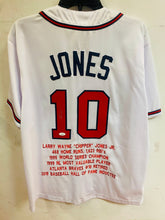 Chipper Jones Atlanta Braves autographed jersey JSA COA
