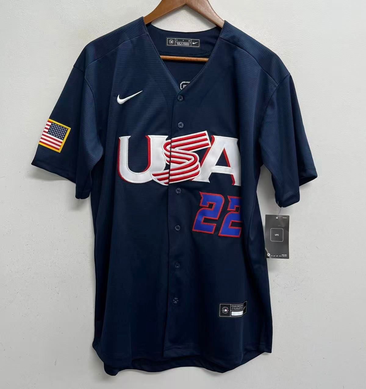 Clayton Kershaw Team USA Baseball Jersey Nike blue – Classic