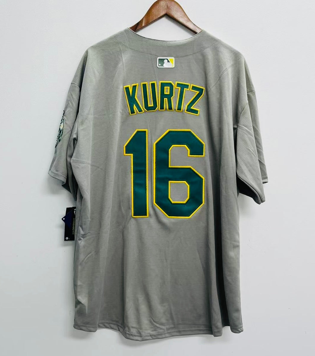 Nick Kurtz Oakland Athletics A’s Official MLB Nike Jersey Gray