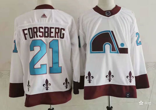 Peter Forsberg Quebec Nordiques Jersey