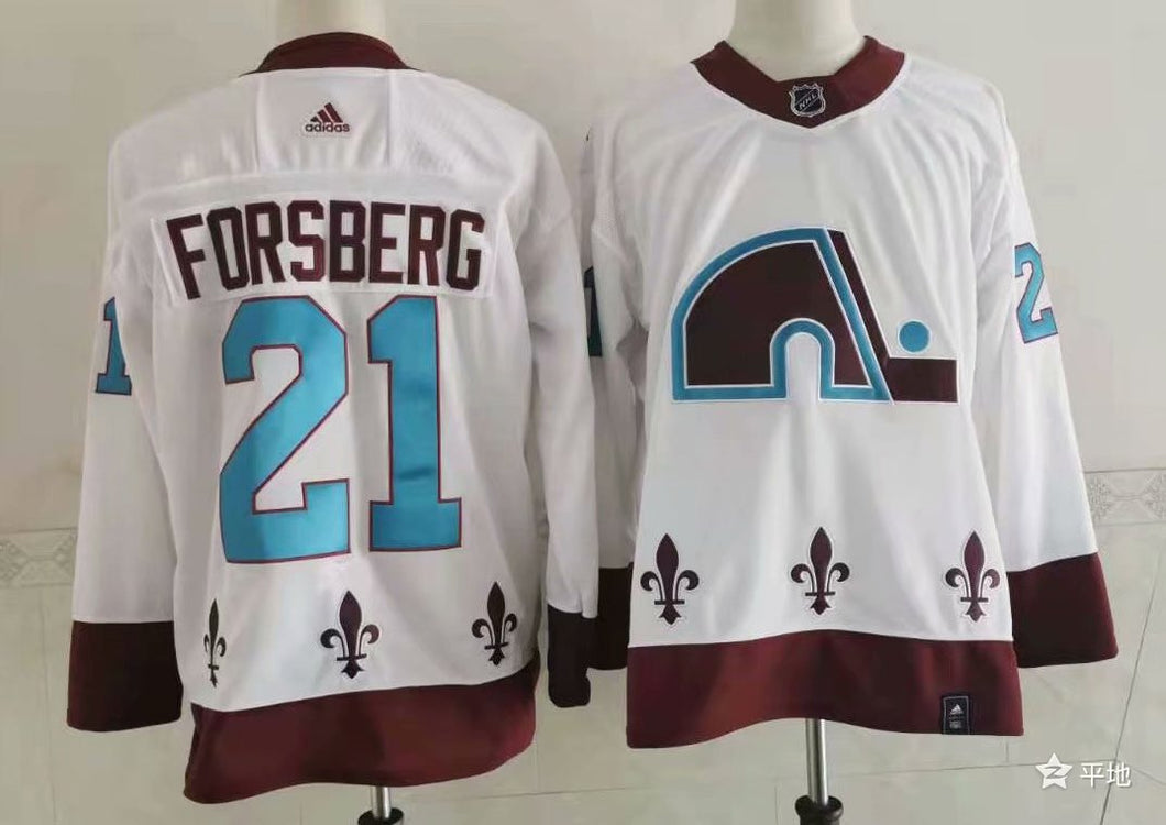 Peter Forsberg Quebec Nordiques Jersey