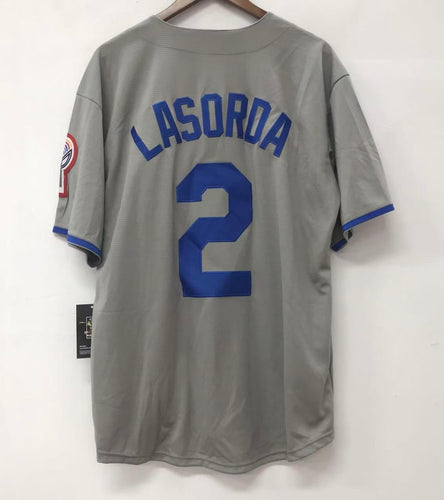 Tom Tommy LaSorda Los Angeles Dodgers Official MLB Jersey Majestic