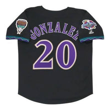 Luis Gonzalez Arizona Diamondbacks 2001 World Series Official MLB Majestic Jersey black