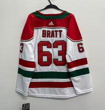 Jesper Bratt YOUTH KIDS New Jersey Devils Official NHL Adidas Jersey white