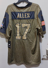 Josh Allen Buffalo Bills military salute to service Jersey Nike cammo numbers