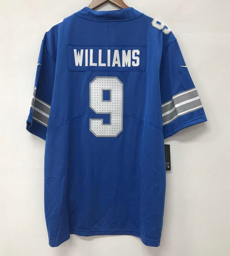 Jameson Williams Detroit Lions Official Nike Jersey blue