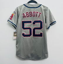 Jim Abbott YOUTH KIDS Anaheim Angels Official MLB Majestic Jersey gray