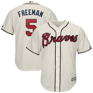 Freddie Freeman Atlanta Braves Official MLB Majestic Jersey
