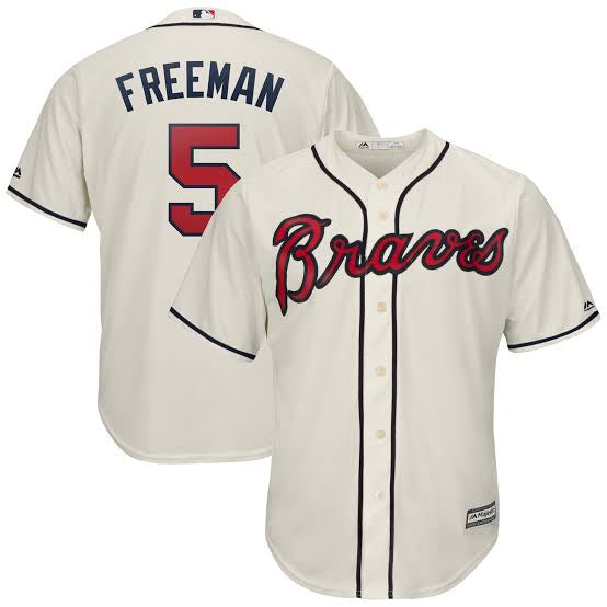 Freddie Freeman Atlanta Braves Official MLB Majestic Jersey