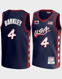 Charles Barkley USA Olympic Basketball Jersey Mitchell & Ness