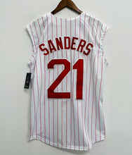 Deion Sanders Cincinnati Reds Sleeveless Jersey Majestic