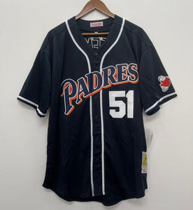 Trevor Hoffman San Diego Padres Official MLB Jersey Mitchell & Ness blue