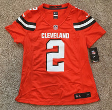 Johnny Manziel Cleveland Browns Official NFL NIKE Jersey Orange