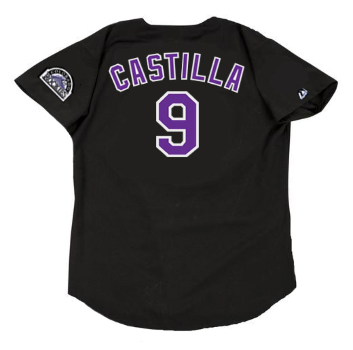 Baseball Jerseys Black Colorado Rockies Jersey Vinny Castilla