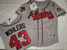 Mark Wohlers Atlanta Braves Official MLB 1995 World Series  Majestic Jersey Gray